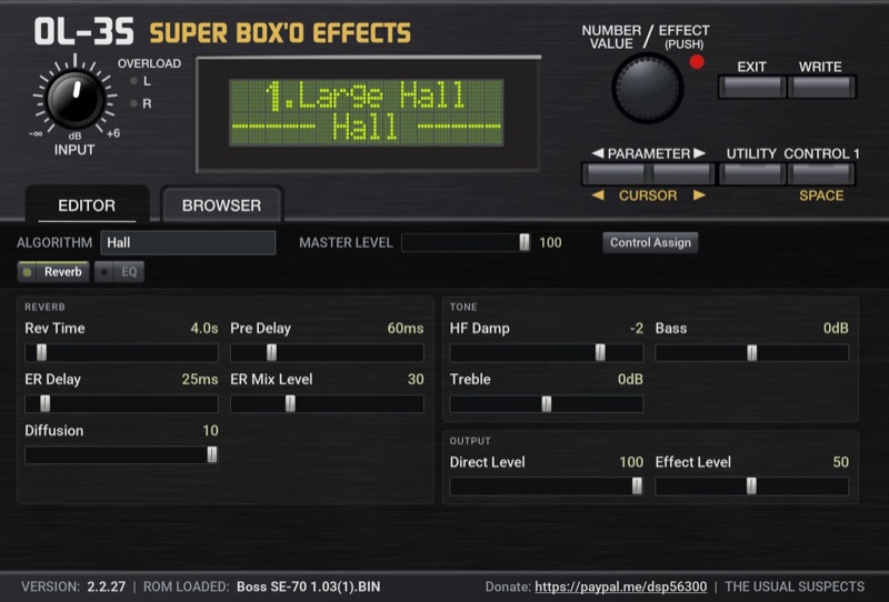 OL-3S user interface
