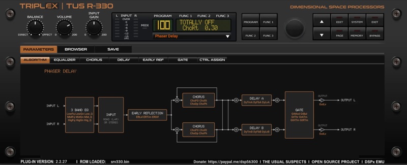Triplex user interface